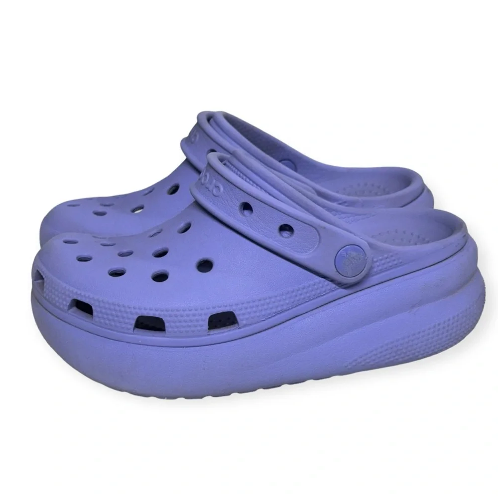 CROCS Kids Purple Classic Clog Sandals